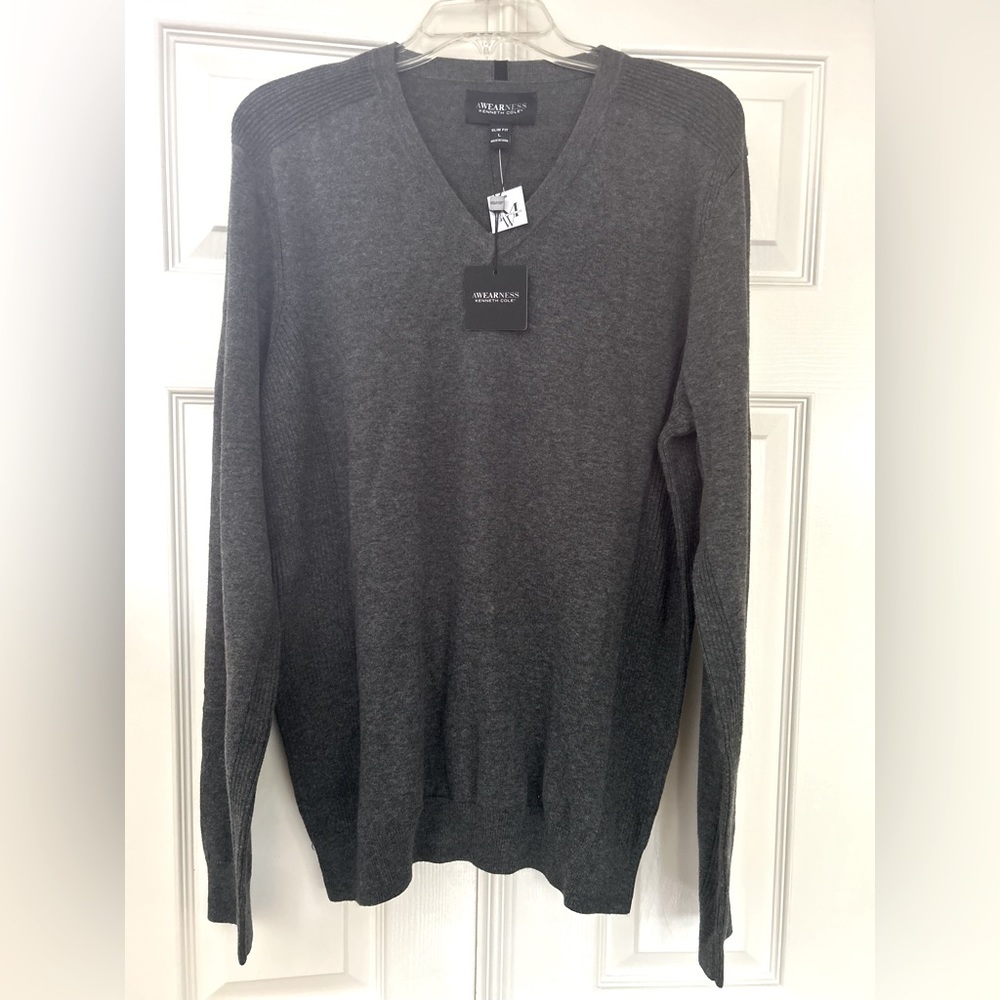 Awareness Kenneth Cole Men’s Gray Sweater